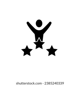icono de línea de concepto de alcance. Ilustración de elemento simple.diseño de símbolos de esquema de concepto de alcance.