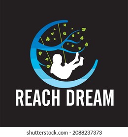 reach dream vector illustration editable