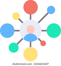 Reach Icon Element For Design
