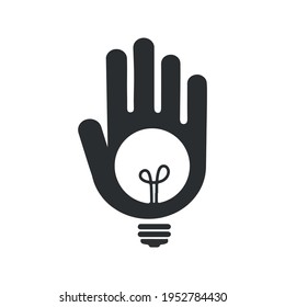 reach idea with human hand