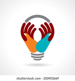 reach idea with human hand