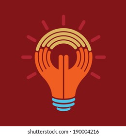 reach idea, a human think