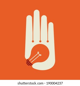 reach idea, a human think