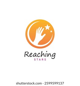 reach star dreams logo vector design template