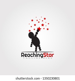 Reach star Vector logo design
