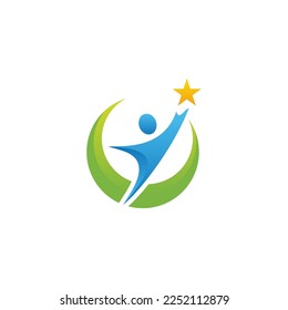 Reach Star Vector Logo Template