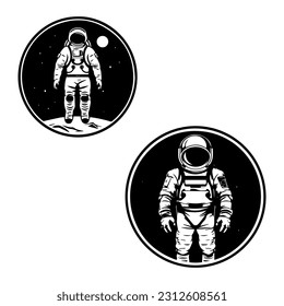 Reach for the stars with our astronaut themed logo design. Embodying adventure, curiosity, and the spirit of exploration