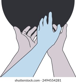Reach for Unity Hands Streben nach Verbundenheit Kunst: Passende Auswahl für Kampagnen, soziale Initiativen oder jedes Projekt, das eine Botschaft des gemeinschaftlichen Supports und Optimismus vermitteln soll.