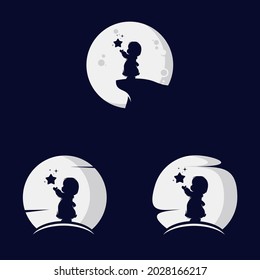 reaching dream logo template design