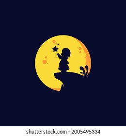 Reaching Dreams Logo Design Template. Dream star logo