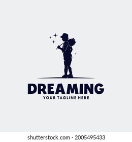 Reaching Dreams Logo Design Template. Dream star logo