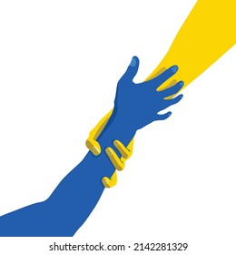 tender la mano para ayudar a ucrania