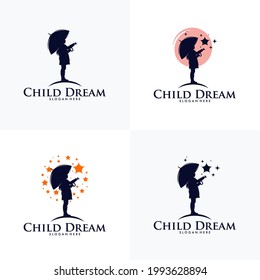 Reaching Stars Logo Design Template