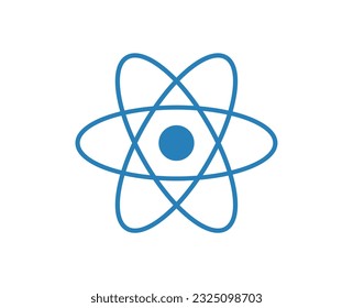 React Code Symbol. Concept of code and programming.
