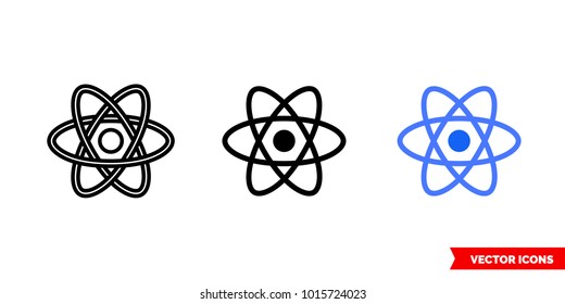 react-icon-3-types-color-black-stock-vector-royalty-free-1015724023-shutterstock