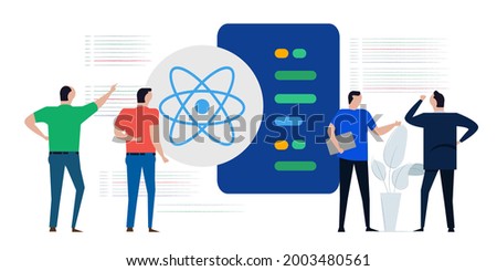 React js javascript modern programming language for speed of website framework technology line of code