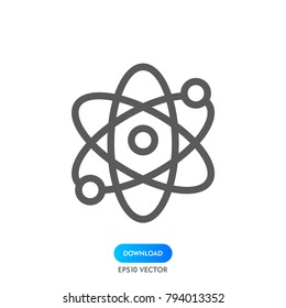 React Native Icon Vector, Atom Symbol.