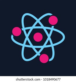 React Native Vector Icon With Bolder Colors Isolated On Dark Background