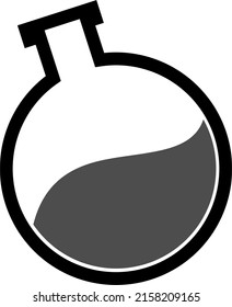 reaction bottle. test tube. chemical bottle
