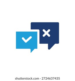 Diseño coloreado del Vector del icono de la reacción bueno para el Web o el App móvil
