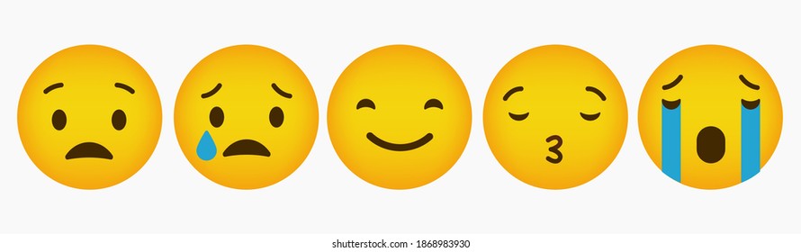 Emoticon Flat Design Collection