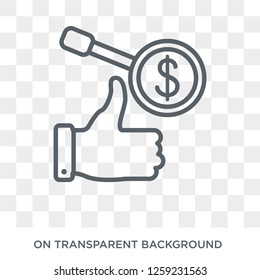 Reaction icon. Reaction design concept from  collection. Simple element vector illustration on transparent background.