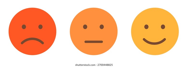 Icono de reacción. Conjunto de iconos de emoción