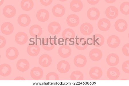 reaction icon to posts on social media and video streaming