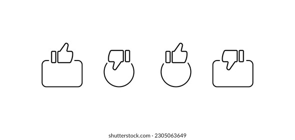 Reaction. Line icon, Black, reaction icon. Vector icons.