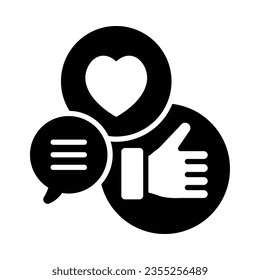 Reaction Vector Glyph Icon For Personal And Commercial Use.
