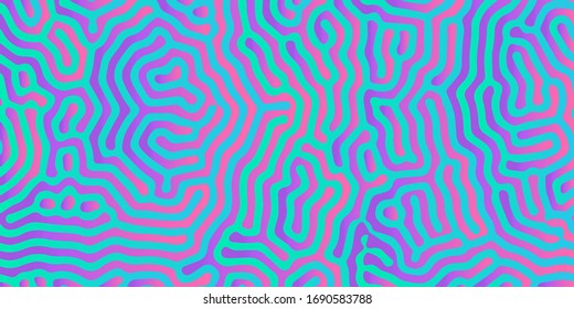 Reaction-Diffusion vector pattern, psychedelic surreal biological shapes. 