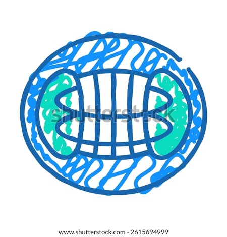 reactor hypothetical structure doodle icon sketch vector. reactor hypothetical structure sign. isolated symbol illustration