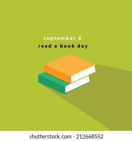 Read a book day design EPS 10 vector