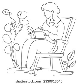 Read a Book Flat illustration, are used for UI UX designs, adding visual appeal and creativity to websites, apps, and digital platforms, enhancing the user experience