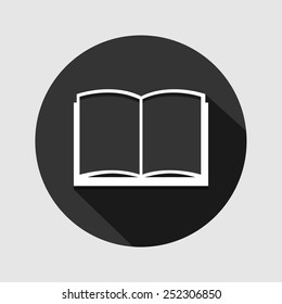 Read Book icons set great for any use. Vector EPS10.