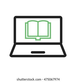 Read Book on Laptop