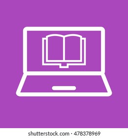 Read Book on Laptop