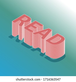 Read the book, read typography design
