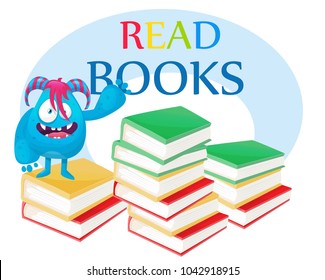 read books, pile books