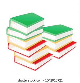 read books, pile books