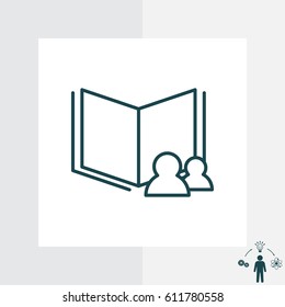 read data icon. vector illustration