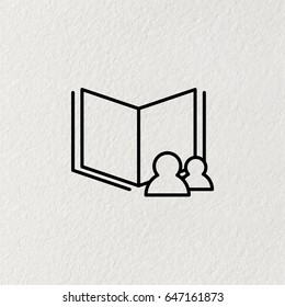 read data icon. vector illustration