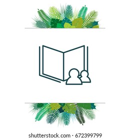 read data icon. vector illustration