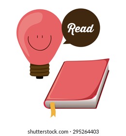 Read digital design, vector illustration eps 10