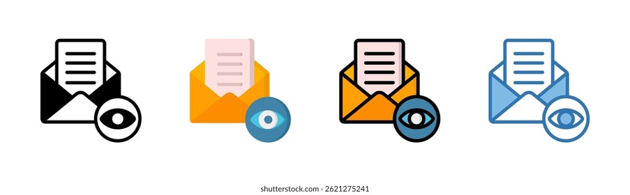 Read Email Icon Element For Design