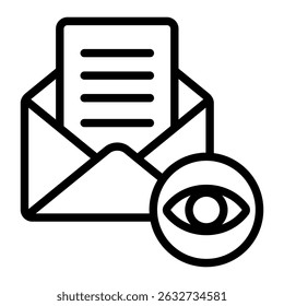 Read Email Icon Element For Design