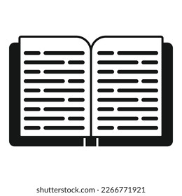 Read experience icon simple vector. Customer feedback. Review star