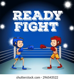 Read to fight design illustration