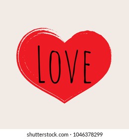 Read heart with love text.