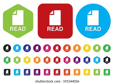 read icon